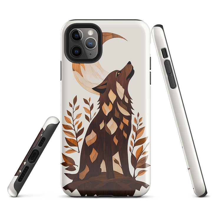 Mosaic Wolf iPhone® Tough Case product image (1)