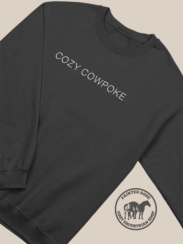Cozy Cowpoke Embroidered Sweatshirt product image (1)