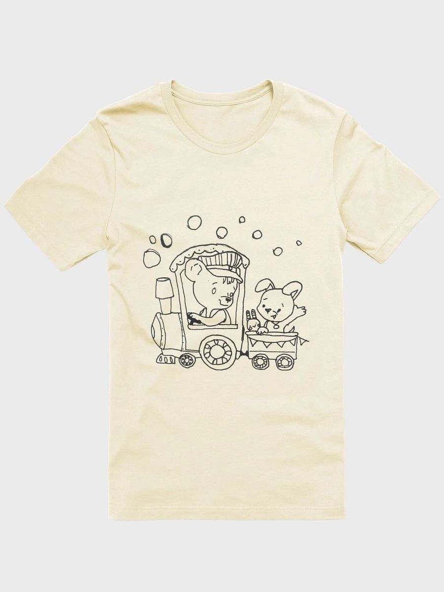 cute Bear Adventure Line Drawing T-shirt product image (2)