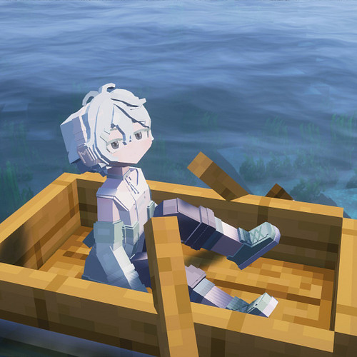 Minecraft Anime Guy in Boat ⛵

Check out the custom model here: https://minou-shop.fourthwall.com/products/yes-steve-model-ni...
