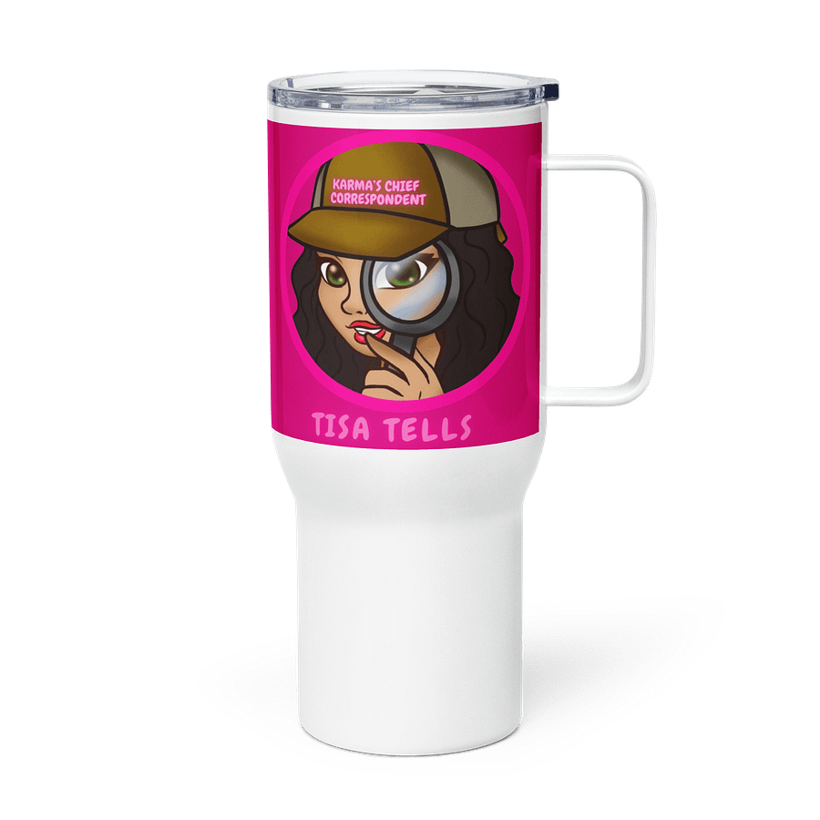 Pink Tisa Tells travel mug Cup product image (3)