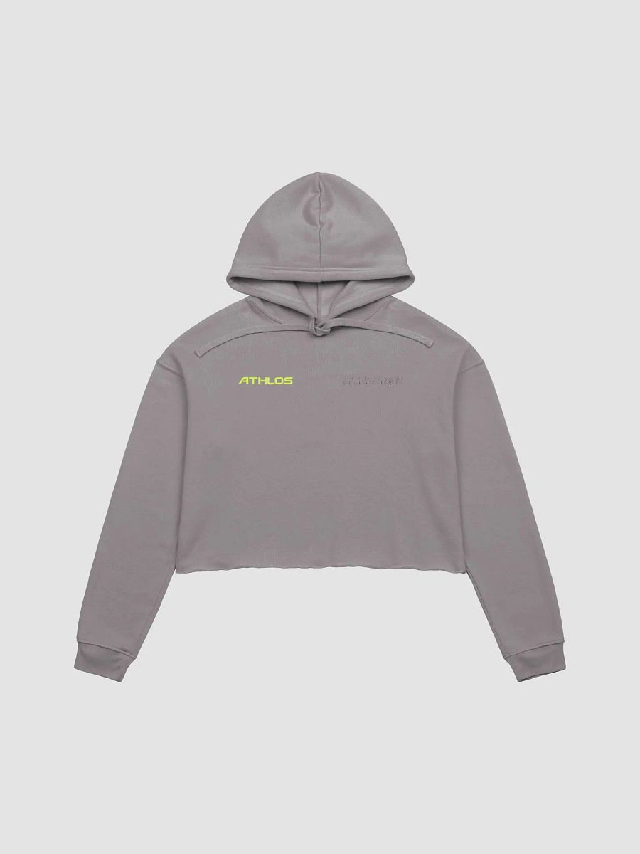 Crop ATHLOS Hoodie - Grey product image (4)