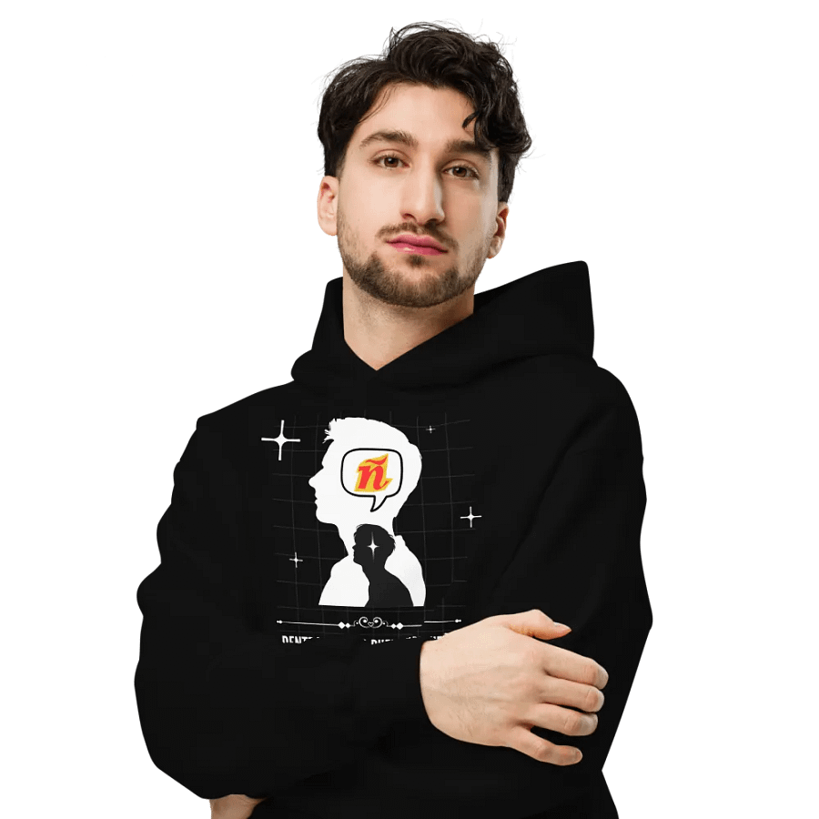 Sudadera con capucha negra - Español Dormido product image (6)