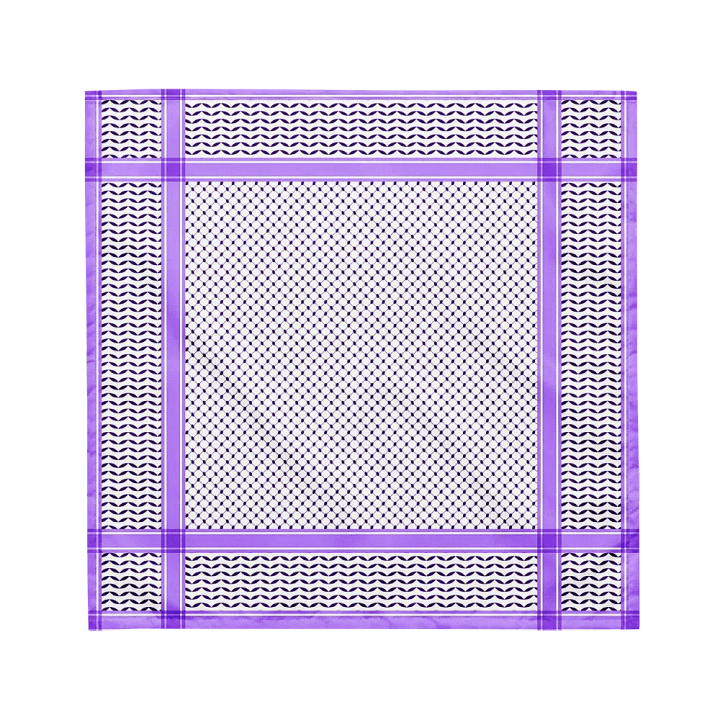 Purple Kufiya Bandana Medium product image (1)