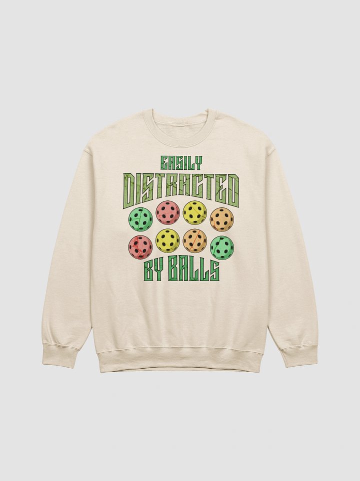 Easily Distracted By Balls Pickleball Crewneck Sweatshirt product image (21)