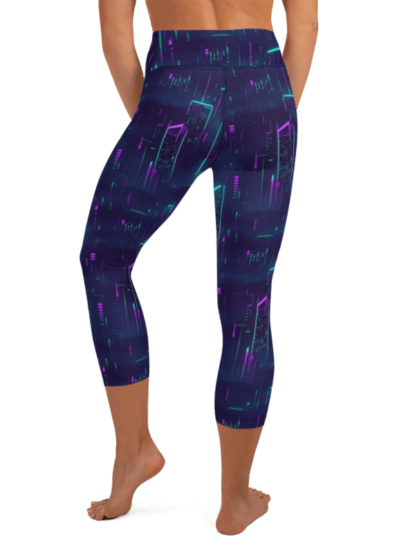 Neon City Yoga Capri Leggings product image (4)
