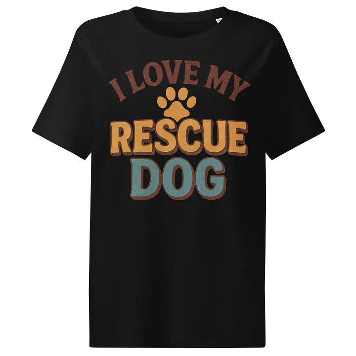 Rescue Dog Love Organic Tee product image (1)