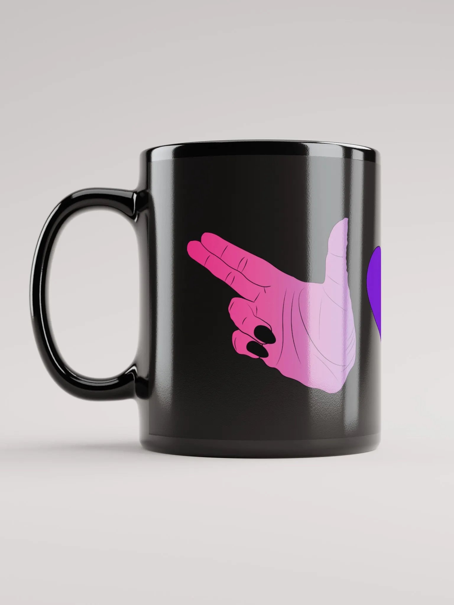 Finger Guns (bi flag) Mug product image (11)