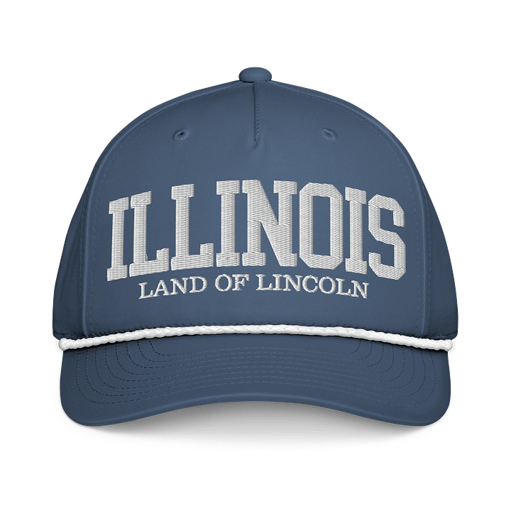 Illinois Land of Lincoln Embroidered Classic Golf Rope Cap product image (1)