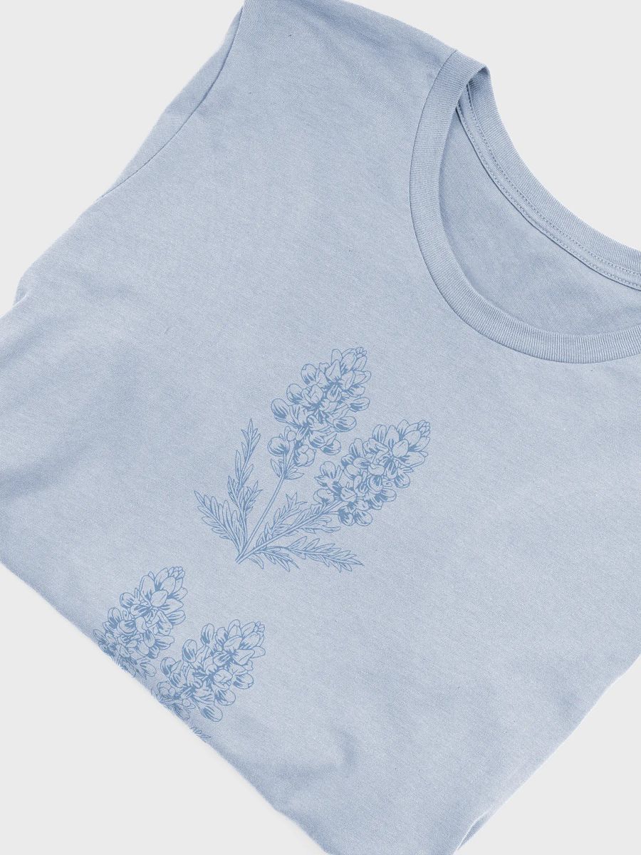 🌿 Bluebonnet Line Art T-Shirt | Bella+Canvas Unisex Tee | Minimalist Texas Wildflower Shirt product image (3)