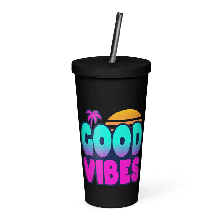 GOOD VIBES INSULATED TUMBLER product image (1)
