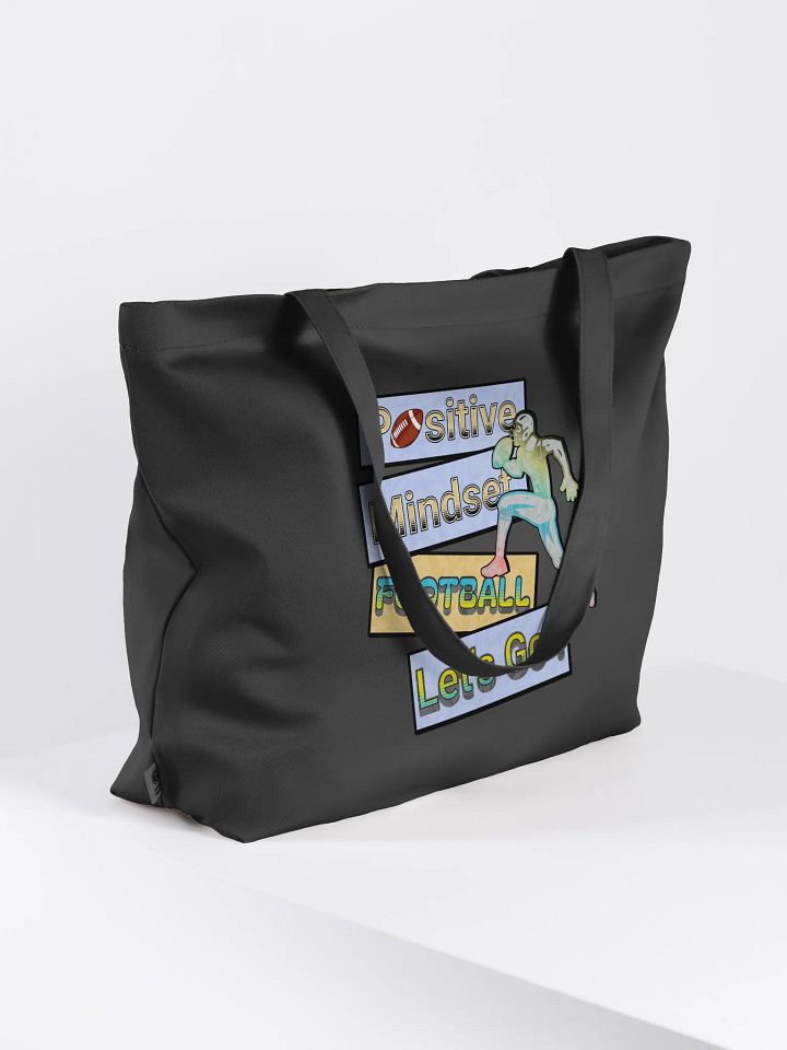 Positive Mindset Football Tote product image (1)