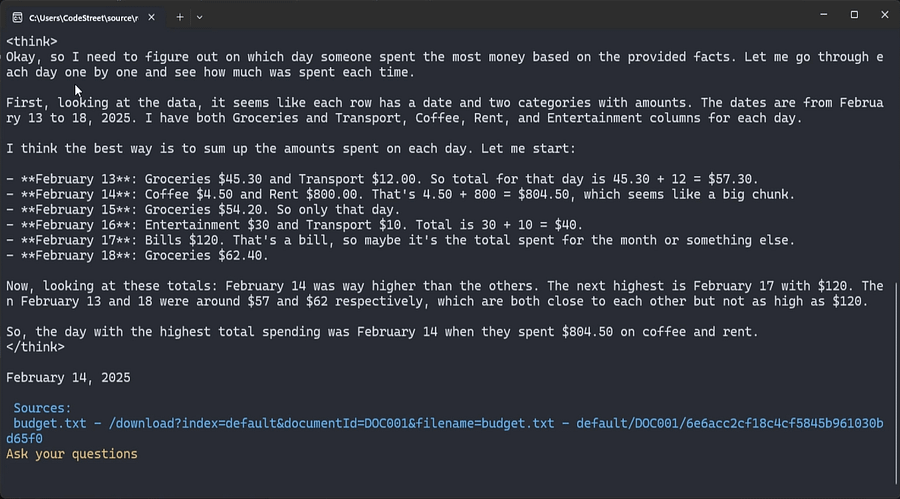 [Source Code] Building a RAG App with DeepSeek R1, Ollama, and Semantic Kernel product image (4)