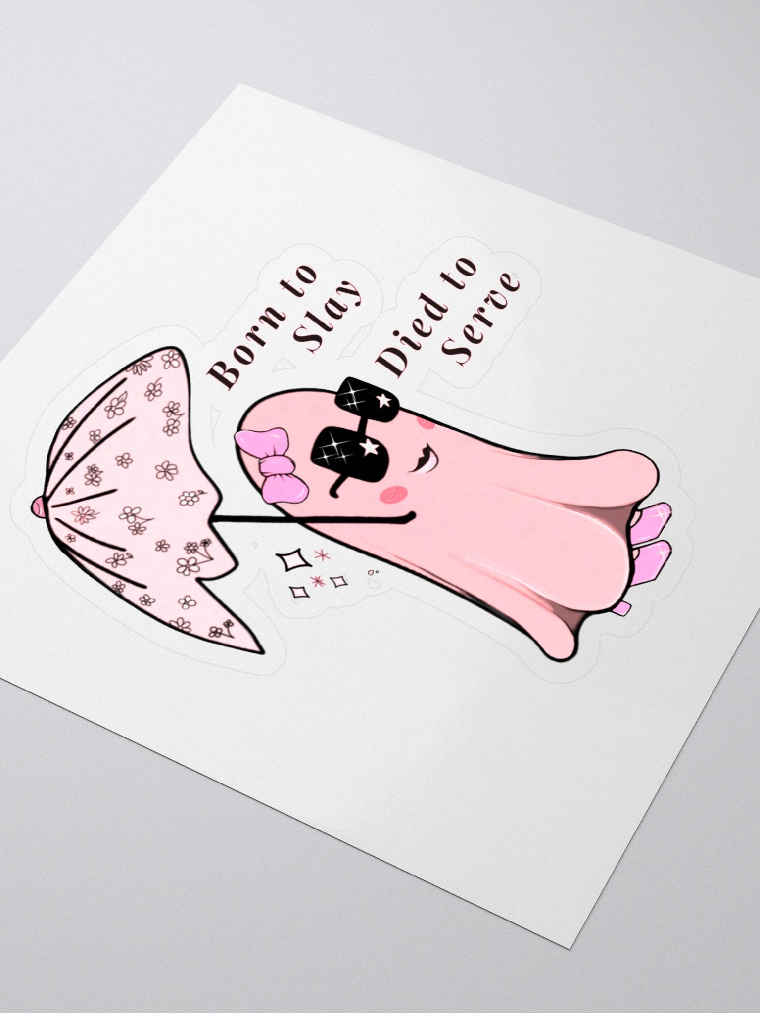 Born to Slay Ghost Sticker product image (3)