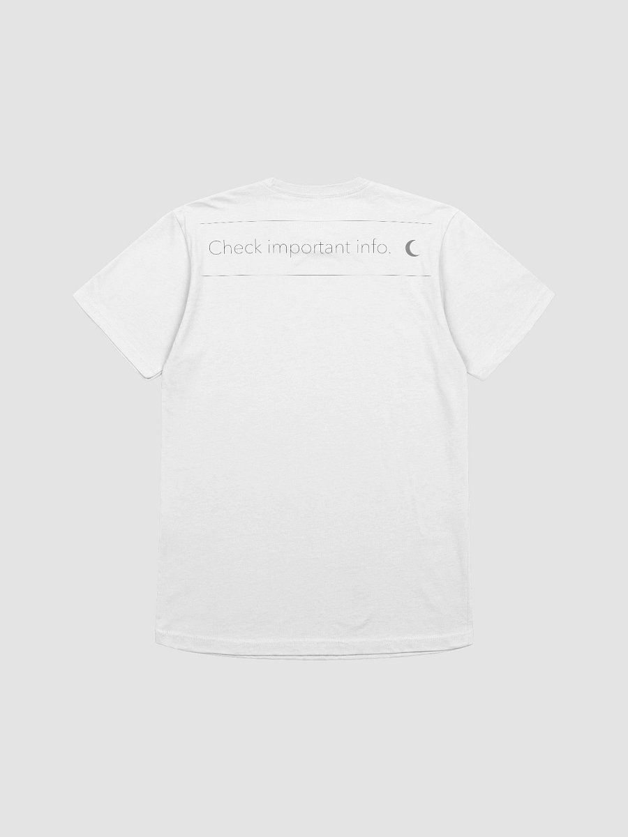 NatGPT: Check Important Info - White Tee product image (4)