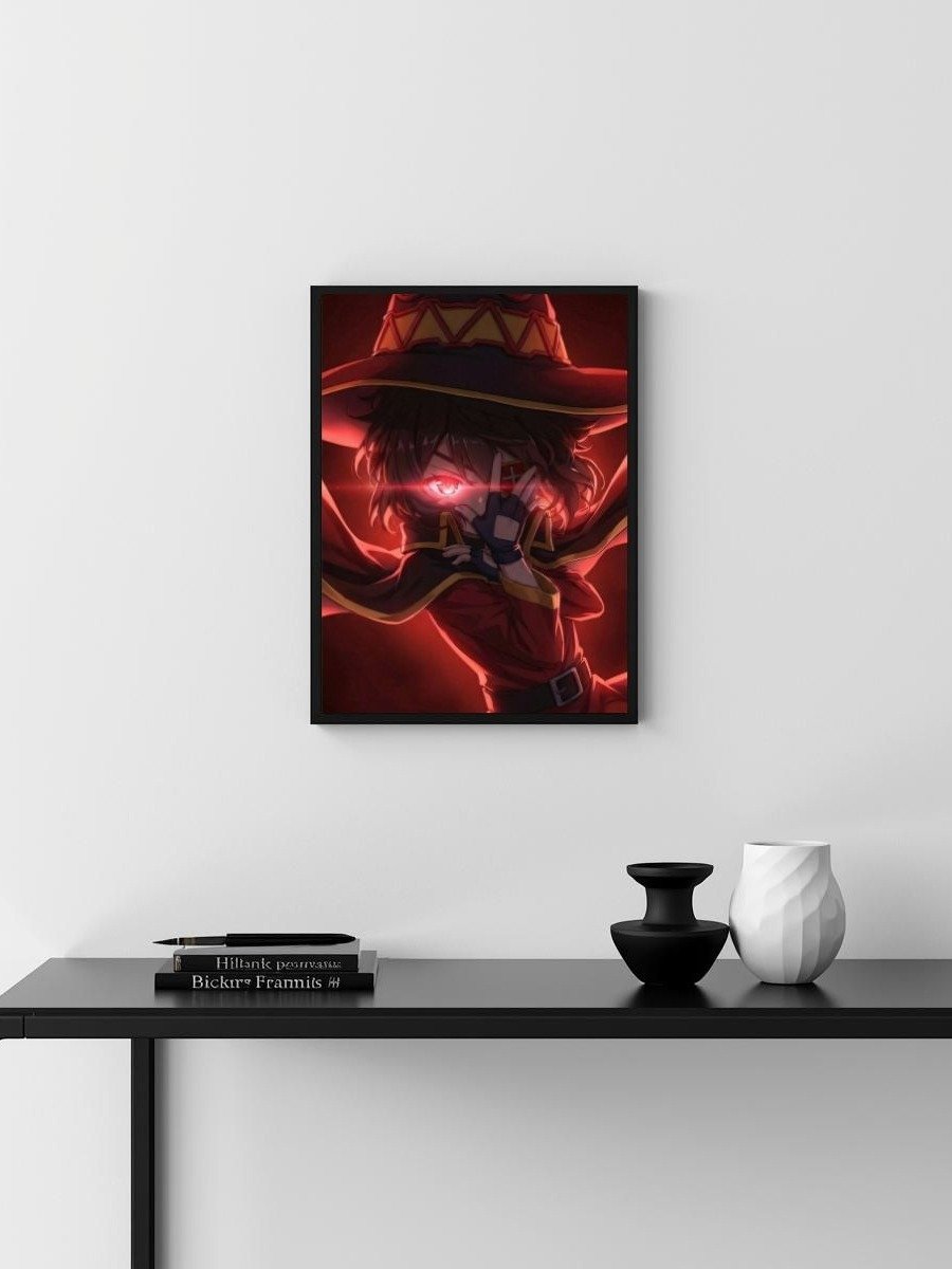 Konosuba Megumin Explosion Eye Glow – Glossy 8x10 Metal Print product image (3)
