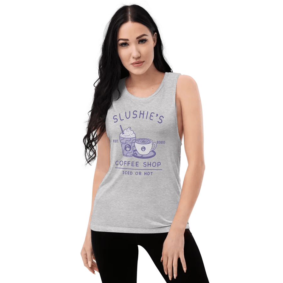 Slushie's Coffee Shop (Purple) | Women's Muscle Tank product image (8)