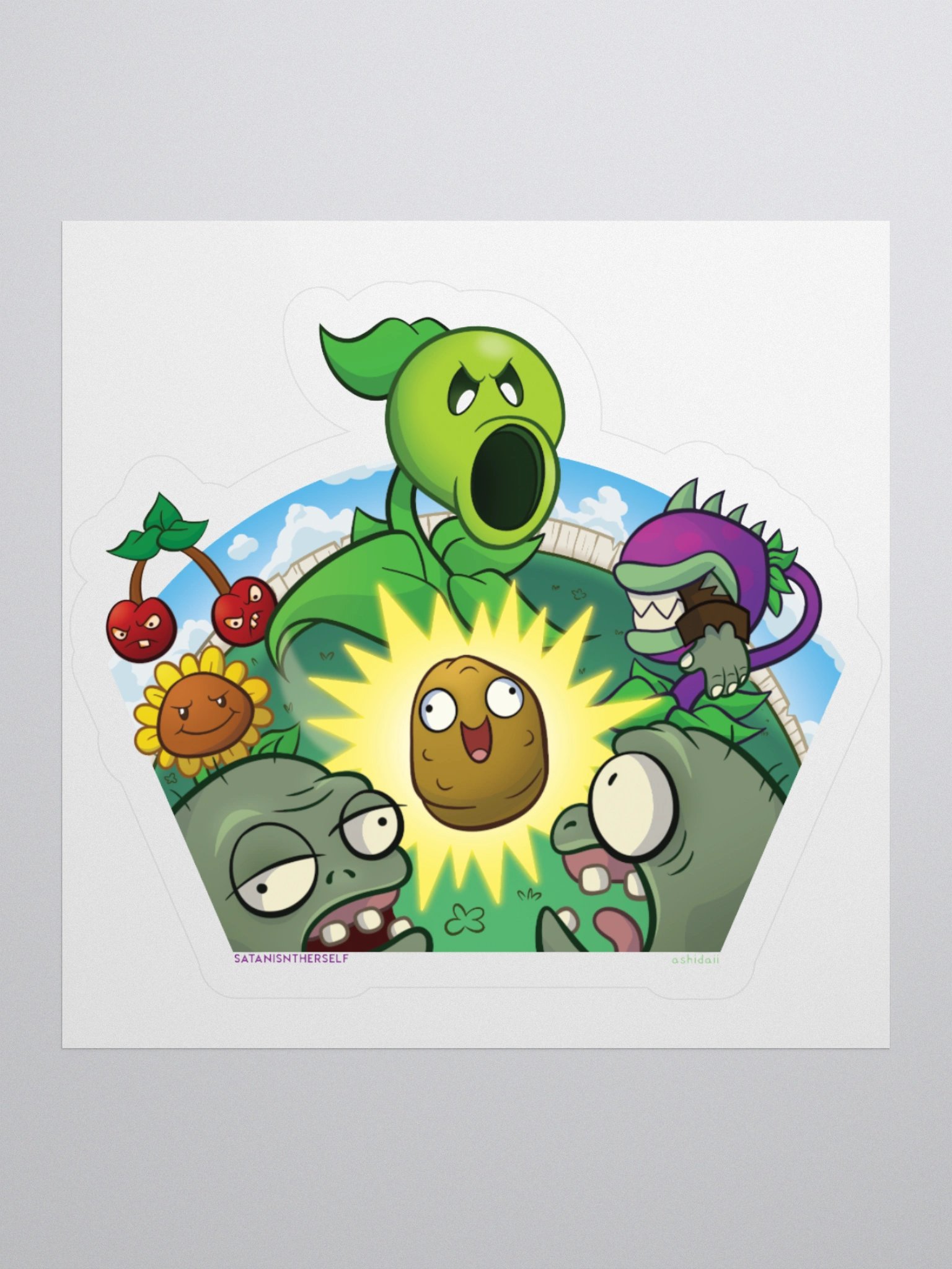 Wall Nut Warfare Sticker product image (2)