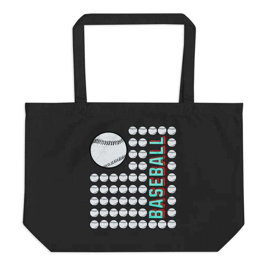 US Flag Baseball Play Ball Eco Tote product image (1)