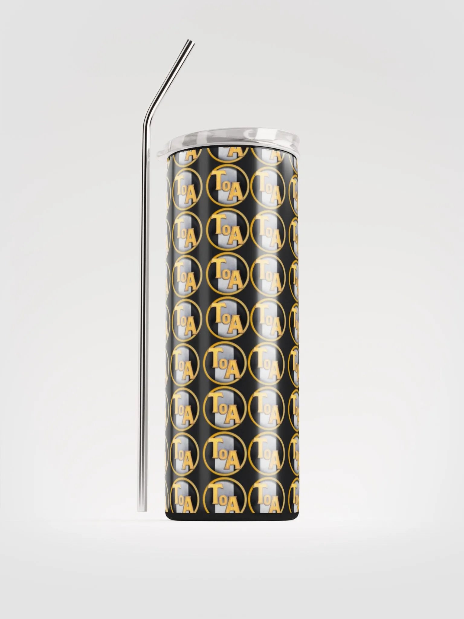 Tournament of Ages - Small Logo - Tumbler w/Straw product image (1)