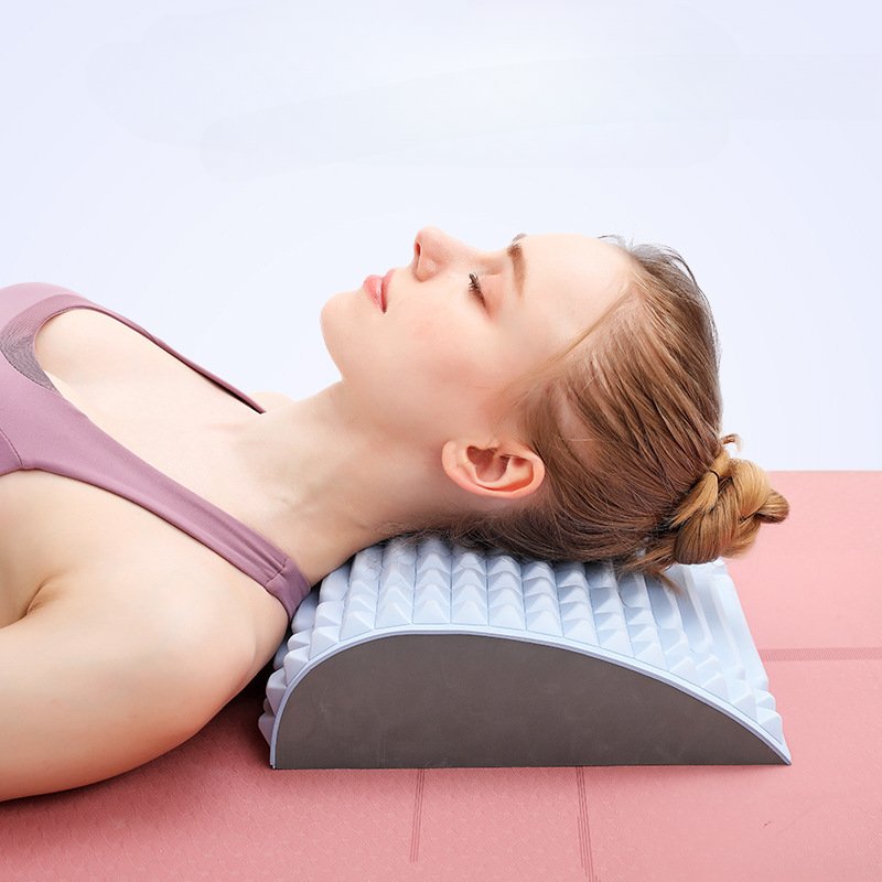 Back Stretcher Pillow Neck Lumbar Support Massager For Neck Waist Back Pain Relief Massage Relaxation product image (3)