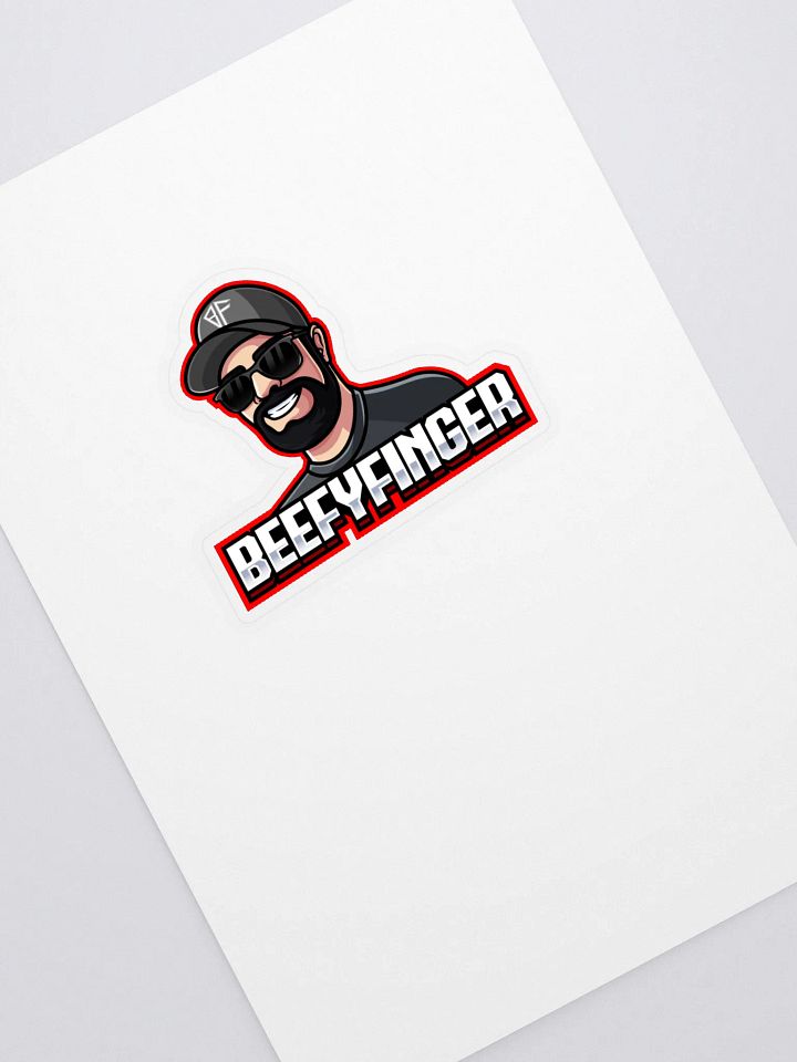 Beefy Finger Signed Stickers product image (1)