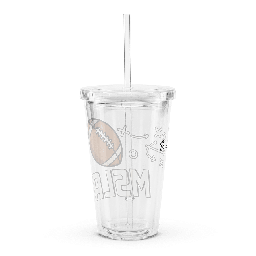 The Kickoff - Double Wall Clear Plastic Tumbler product image (7)