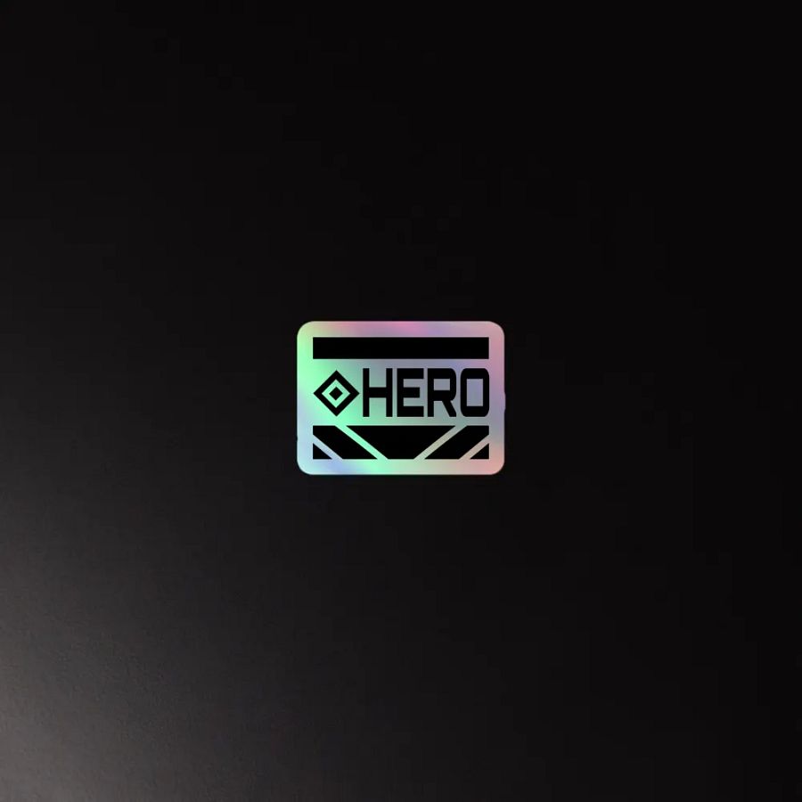 「 HERO 」 Logo Sticker (Holo) product image (2)