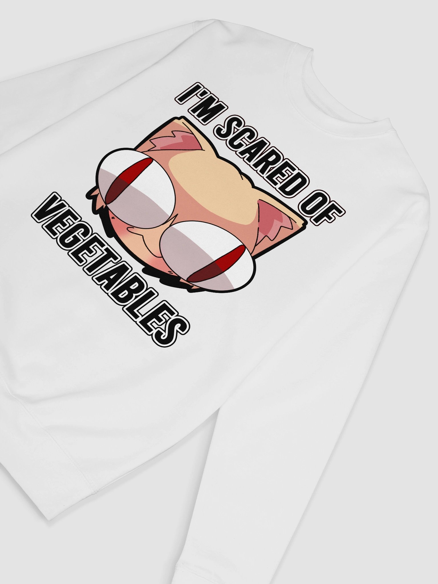 Neco Arc - I'm Scared of vegetables (Sweatshirt) product image (6)