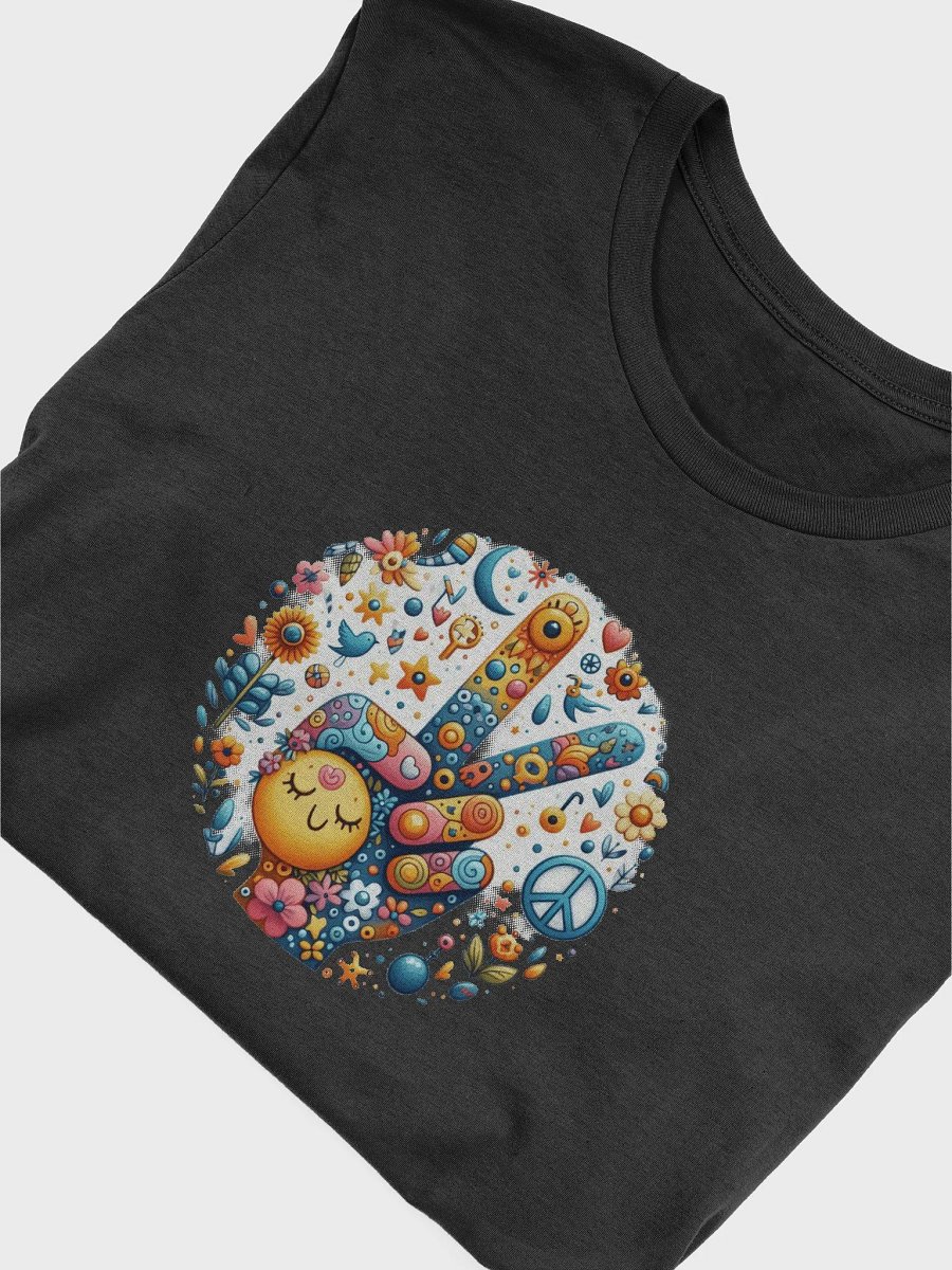 Psychedelic Peace Hand T-Shirt product image (10)