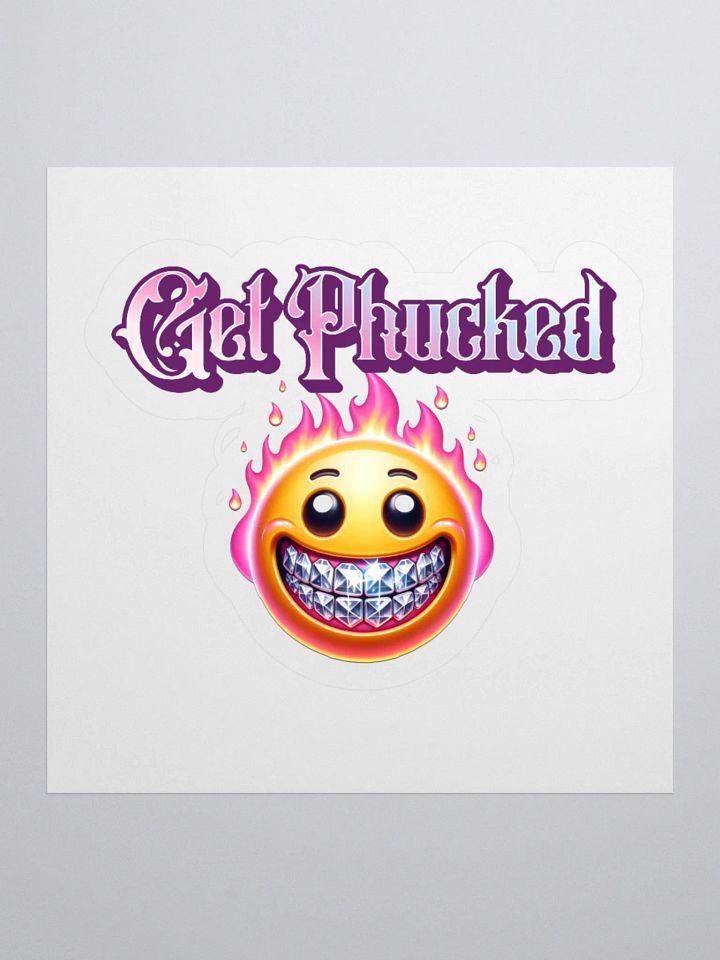 Get Phucked Kiss Cut Stickers product image (2)