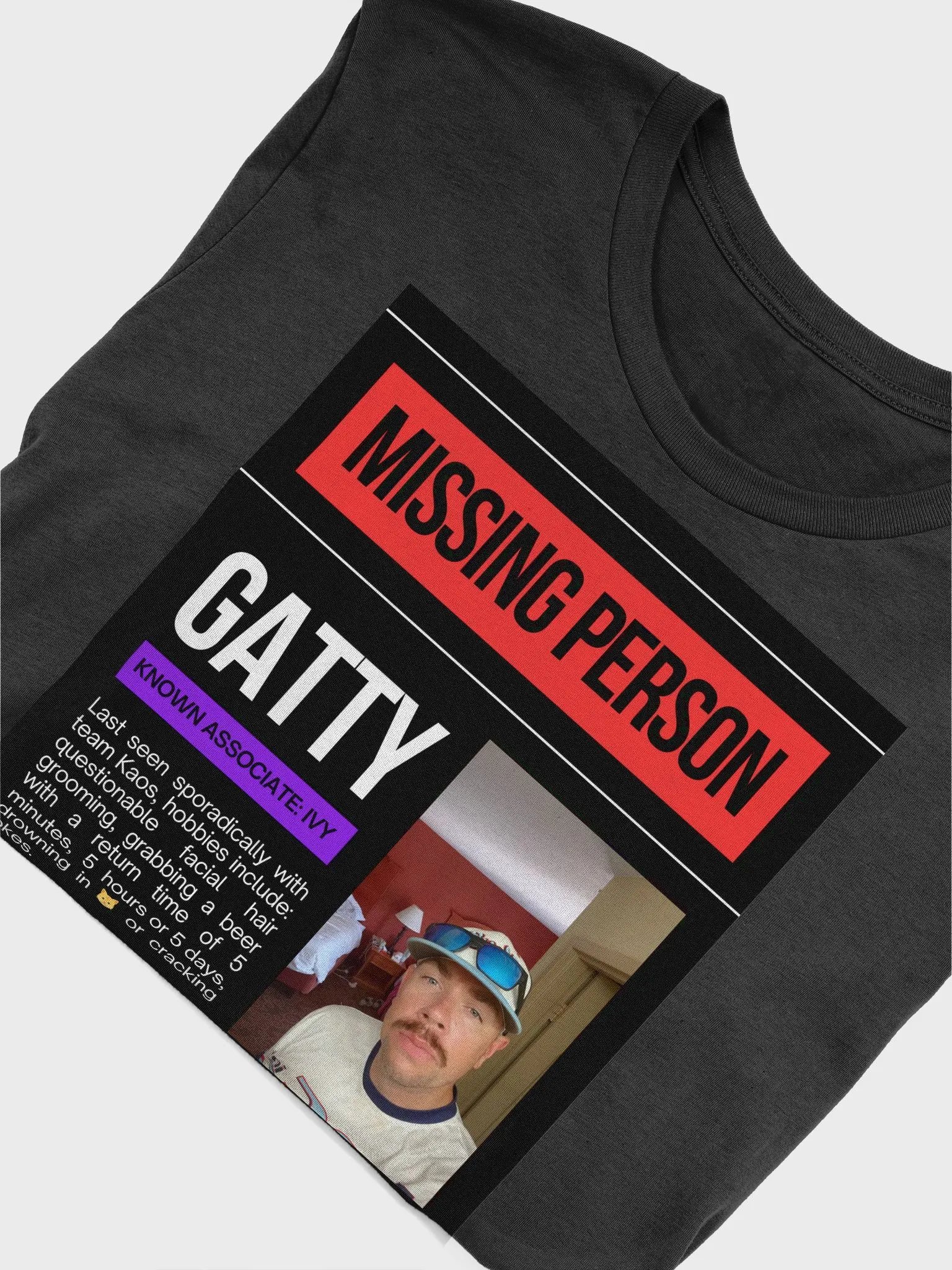 Missing Gatty T-Shirt product image (5)