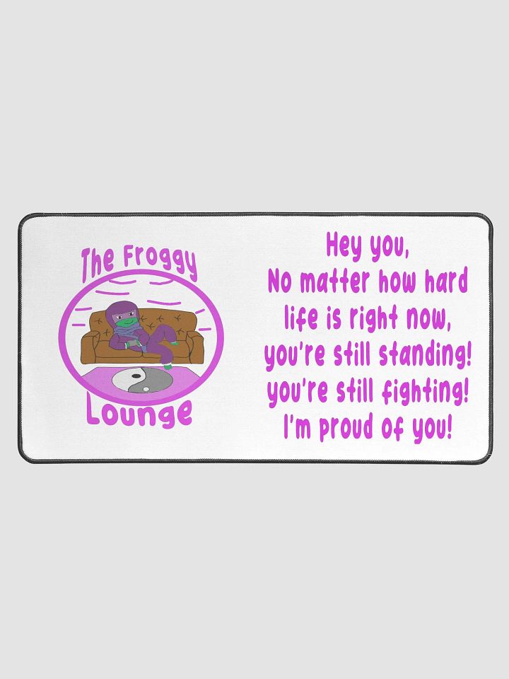 hey you desk mat - pink product image (1)