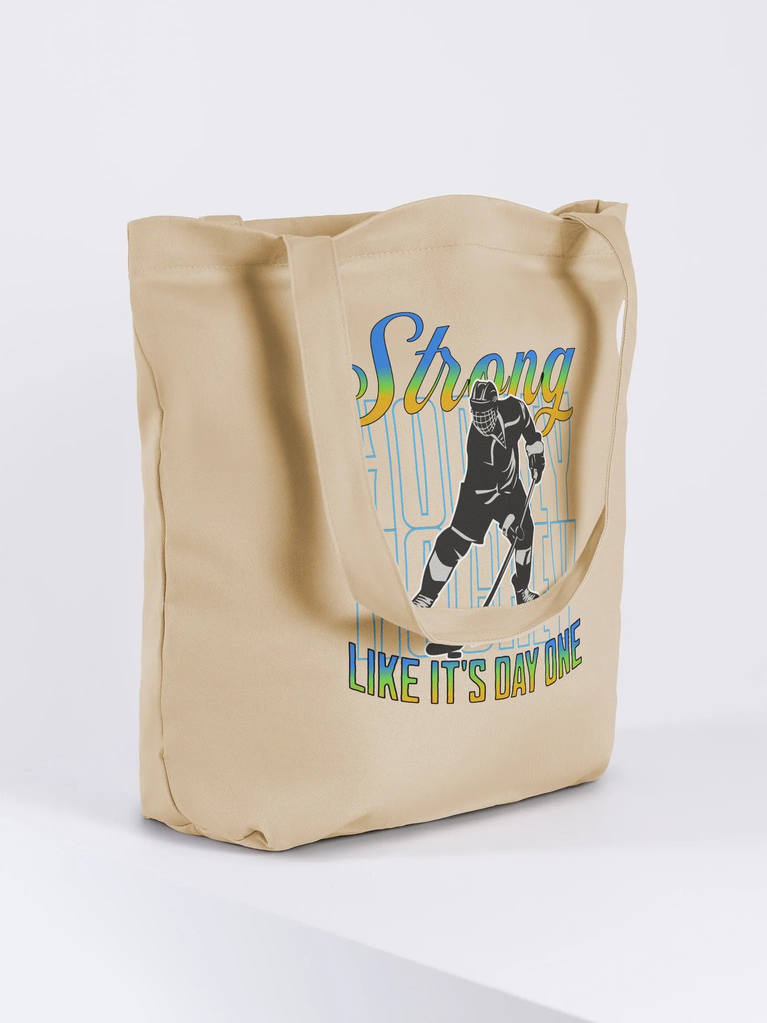 Strong Like Its Day One Hockey Warrior Tote Bag product image (4)