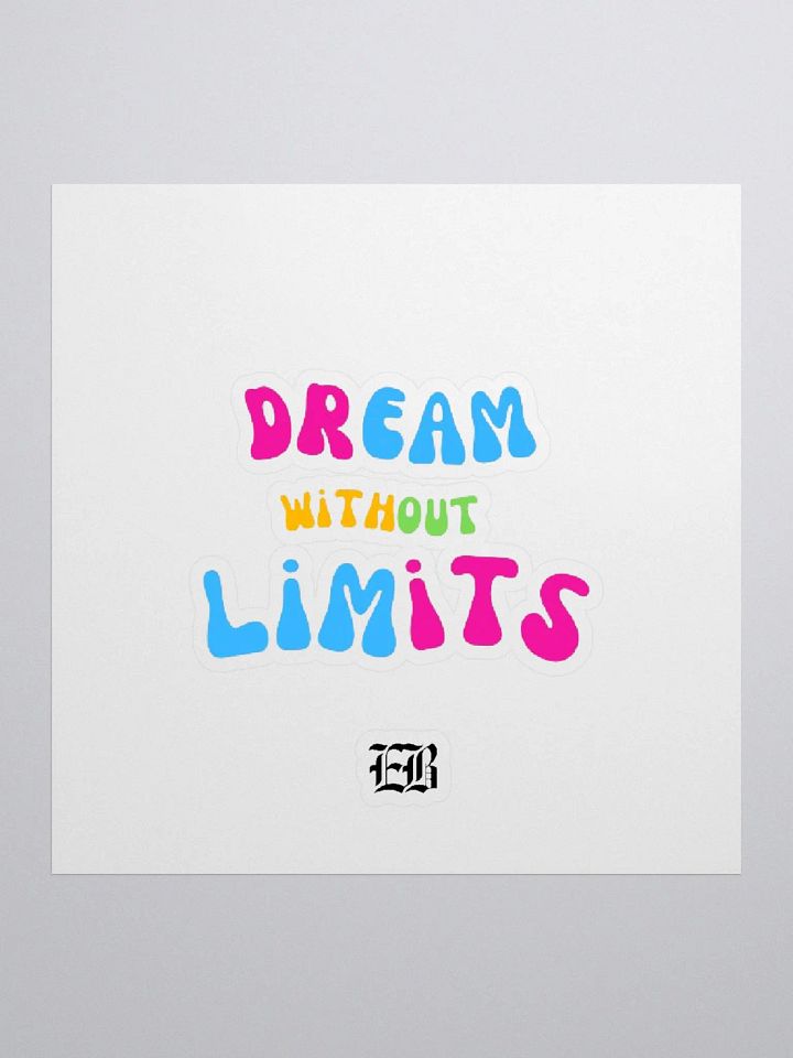 Dream without Limits Sicker product image (2)