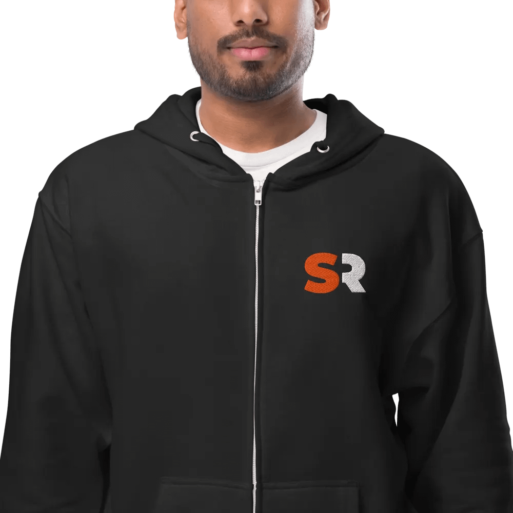 Embroidered SR Zip-Up Hoodie product image (8)