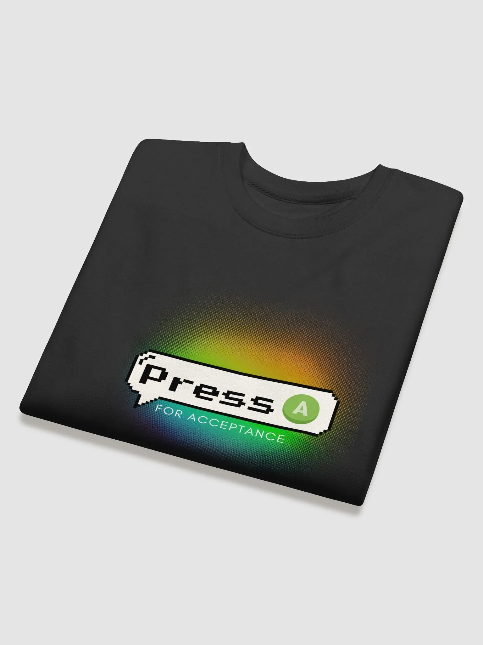 Press A for Acceptance - 2WGO Pride Merch - sweater product image (4)