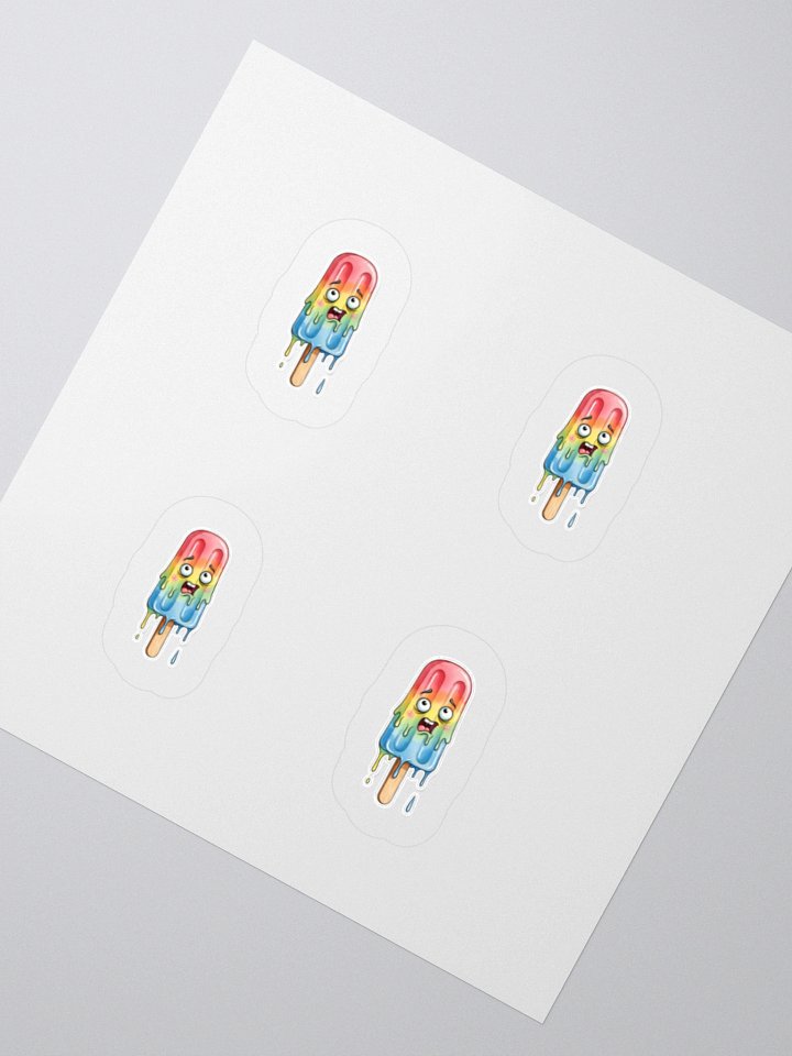 Whimsical Popsicle Faces Sticker Set product image (5)