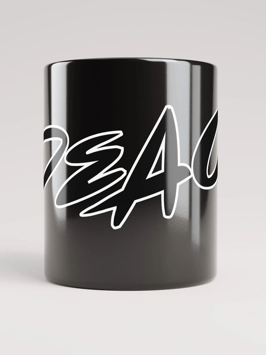 Peace - Keep It Simple - Black Glossy Mug product image (1)