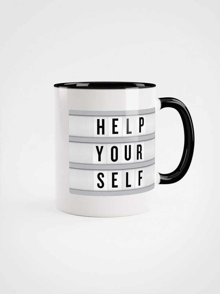 Help Your Self mug product image (2)