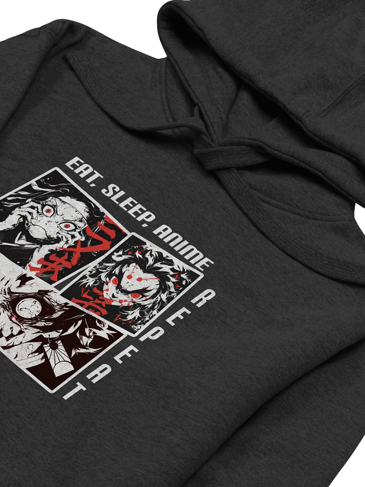Eat, Sleep, Anime, Repeat Unisex Printed Hoodie product image (2)