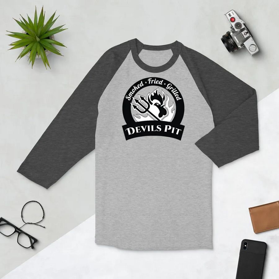 Devils Pit Logo 3/4 Sleeve product image (13)