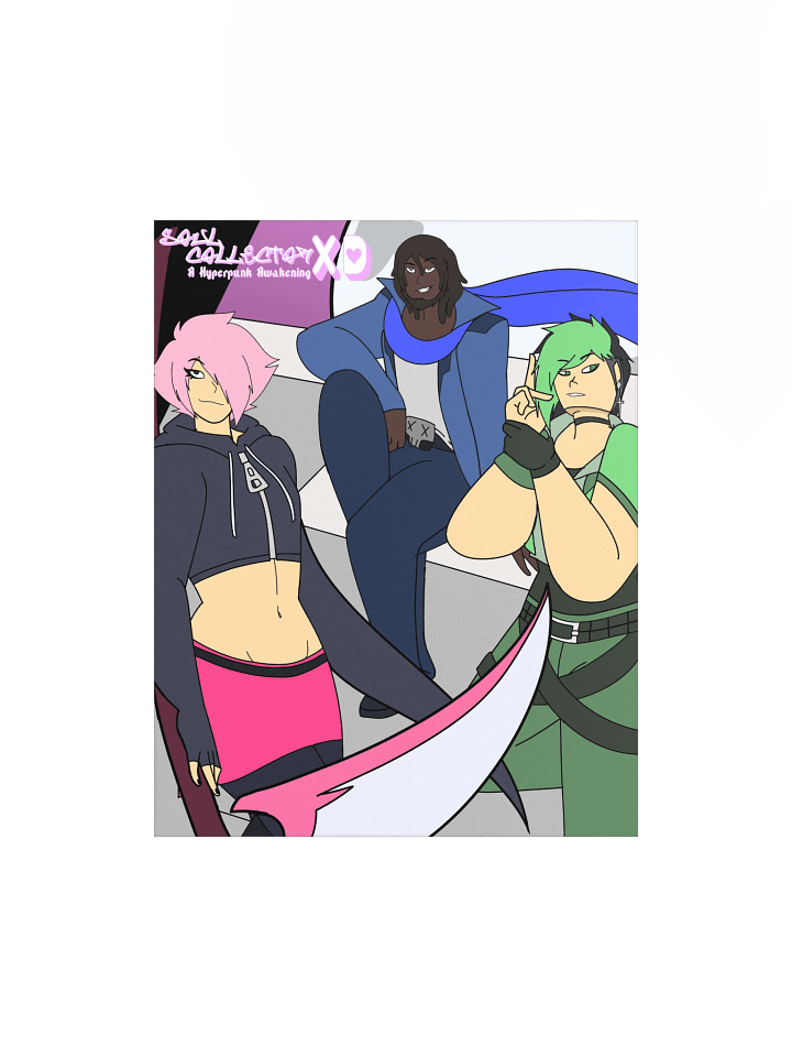 Soul Collector XD A Hyperpunk Awakening Poster product image (1)