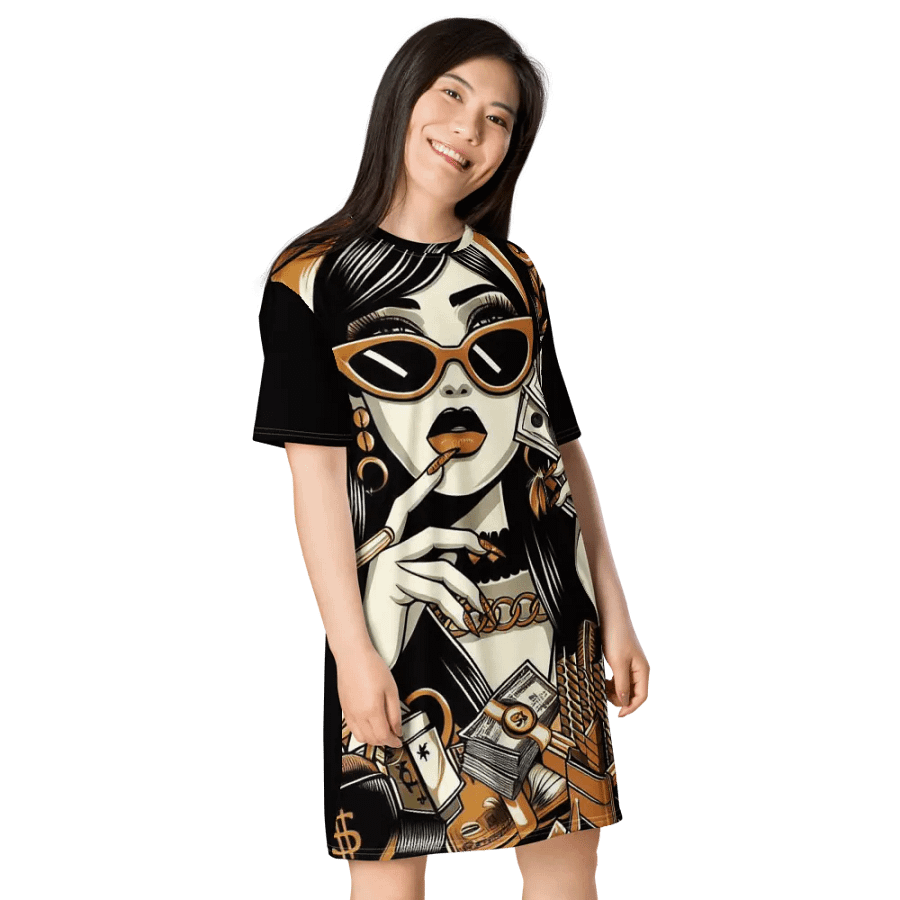 Rich Girl Code Lifestyle Shirt Dress product image (4)