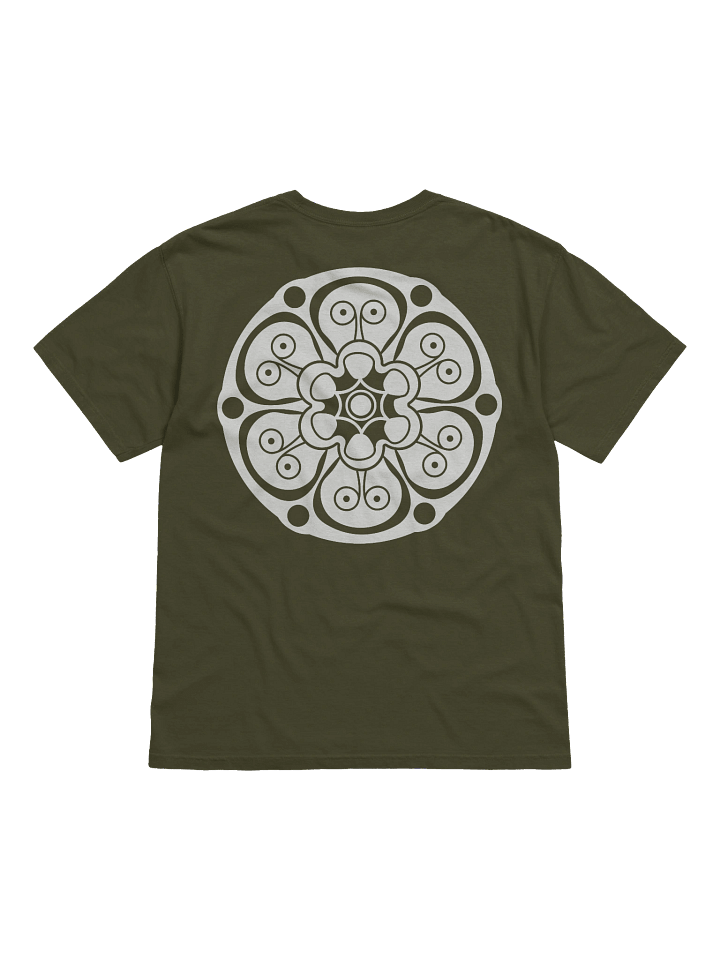Saxon god heads motif - Heavy cotton shirt product image (1)