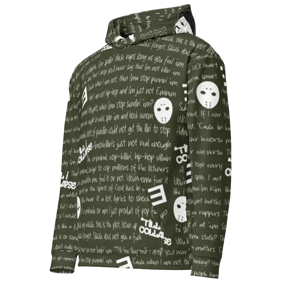 'Till I Collapse - Eminem - MILITARY GREEN - Unisex Hoodie product image (1)