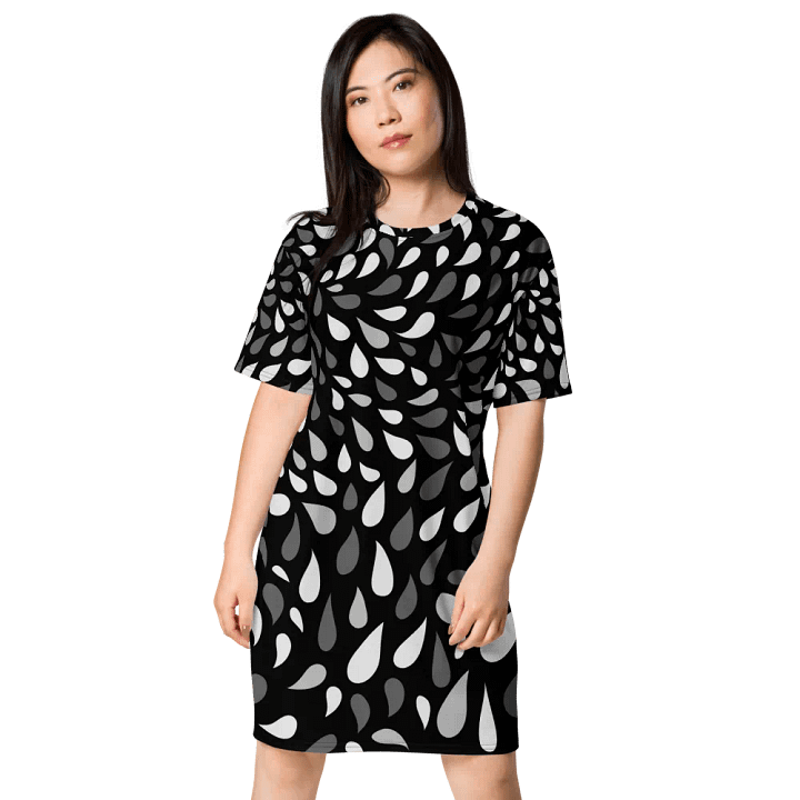 Swirling Vortex All-Over T-Shirt Dress product image (1)
