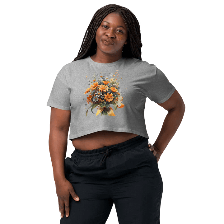 The Women's Crop Top with floral print product image (73)