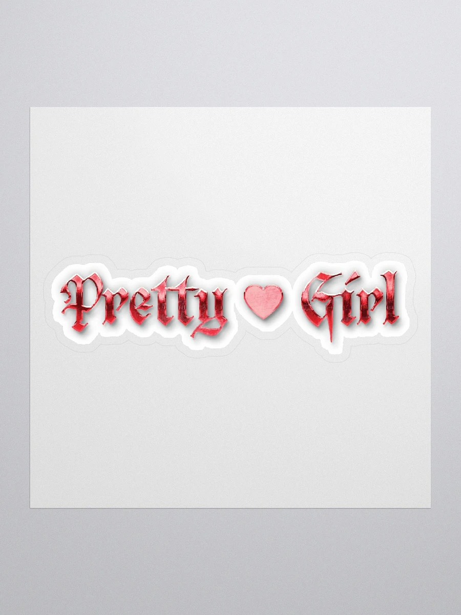 Pretty Girl Heart Sticker product image (1)