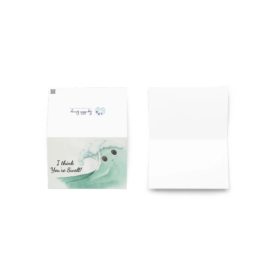 I think You're Swell! Greeting Card by Squibble Design product image (11)